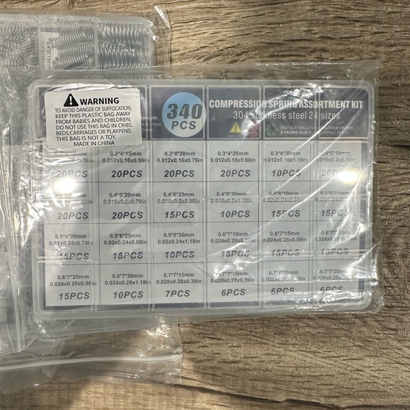 Compression Spring Assortment Kit - Silver (5 kits) - Picture 3 of 3